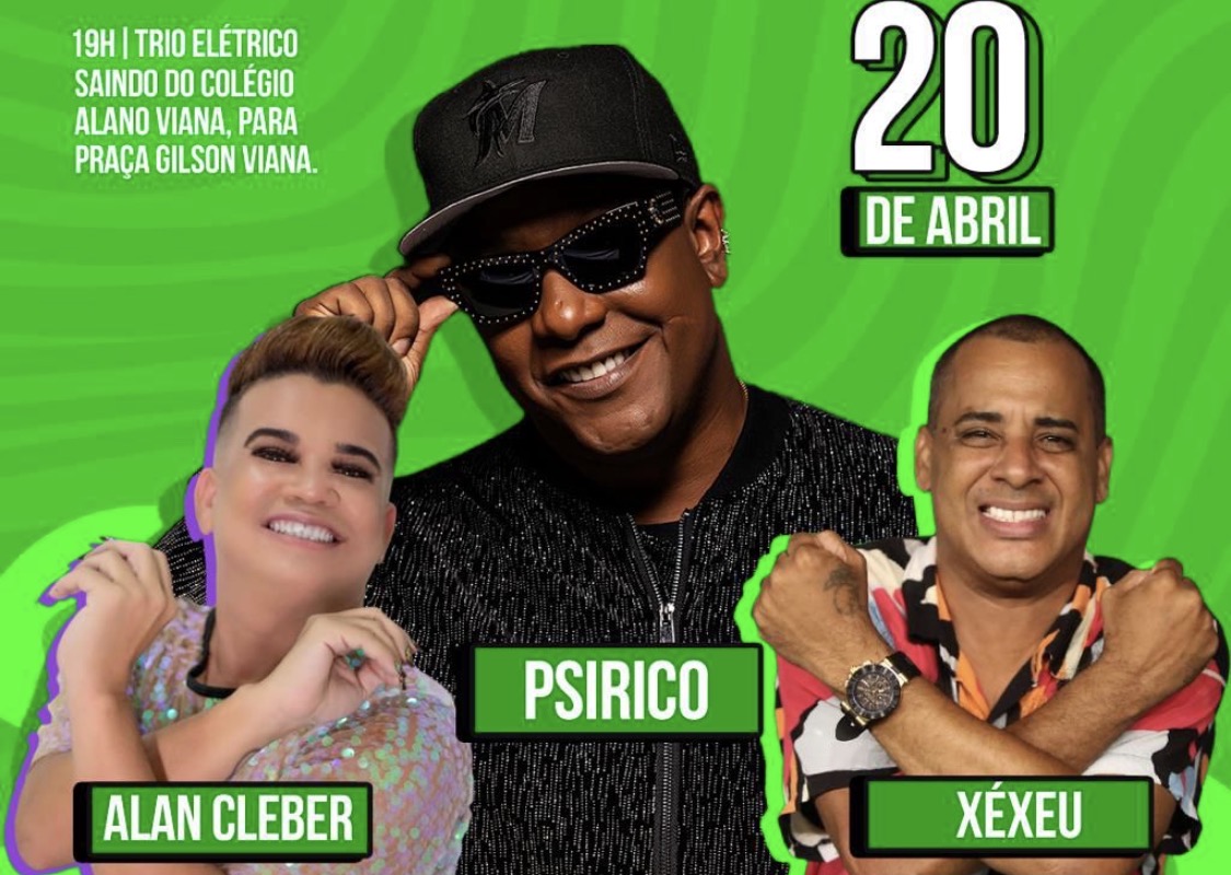 Casa Nova Folia: Psirico agita a cidade nesta segunda e evento ganha mais uma atração