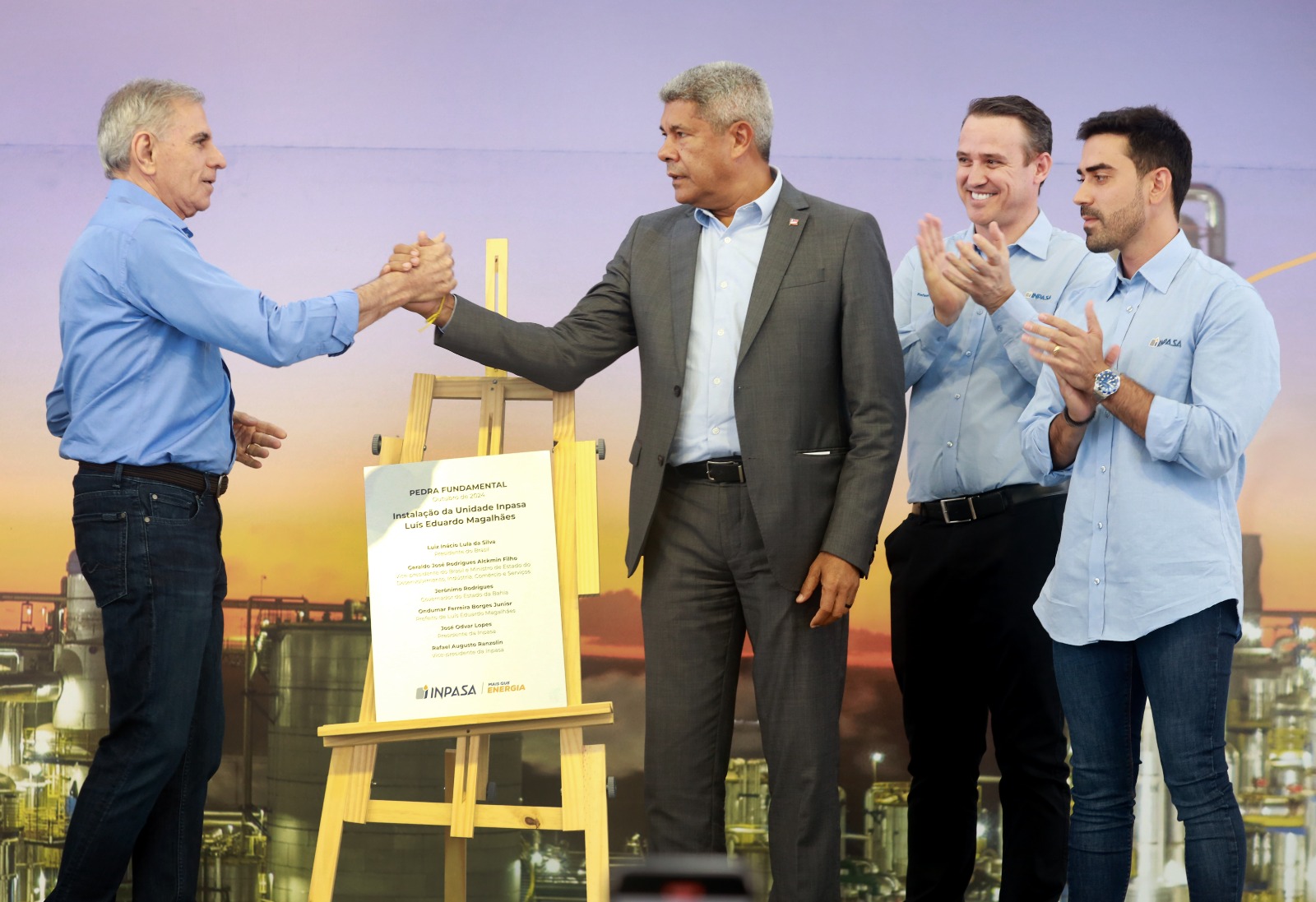 Em Luís Eduardo Magalhães, lançamento da pedra fundamental da Inpasa marca a expansão de biocombustíveis na Bahia