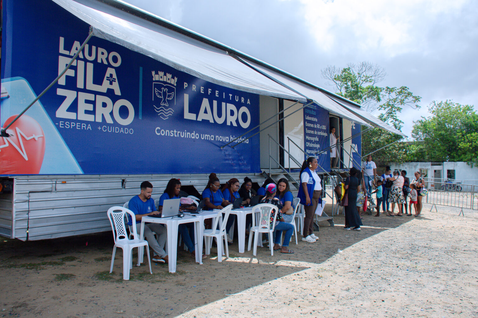 Lauro de Freitas inicia 10ª edição do Fila Zero com atendimentos no Capelão