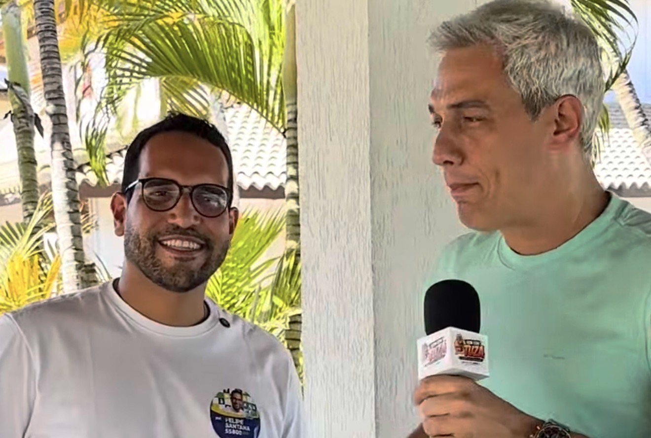 “Não é justo eu ficar recebendo salário para ser vereador e estar na campanha”, diz Felipe Santana